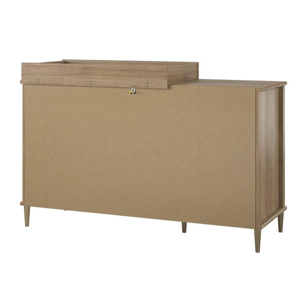 Little Seeds Shiloh Wide 6 Drawer Convertible Dresser and Changing Table - MadeInUSA - Image 2