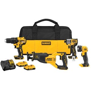 20V MAX LithiumIon Brushless Cordless 4Tool Combo Kit 2.0 Ah - MadeInUSA