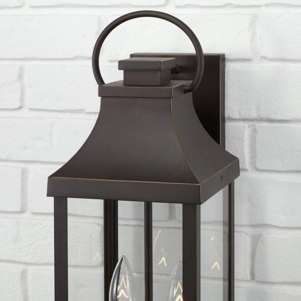Capital Lighting 946421OZ Bradford 2 Light Outdoor Wall Lantern Oiled Bronze - MadeInUSA - Image 5