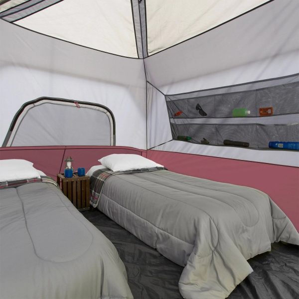 Core Instant Cabin 11 x 9 Foot 6 Person Cabin Tent with Air Vents and - MadeInUSA - Image 7