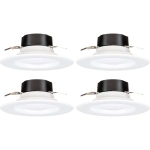 Philips Hue White and Color Ambiance 5-6" High Lumen Recessed Downlight (4-Pack) - MadeInUSA