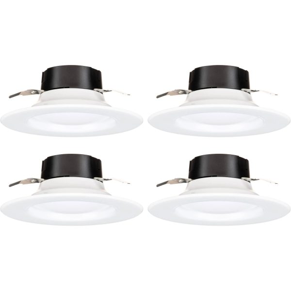 Philips Hue White and Color Ambiance 5-6" High Lumen Recessed Downlight (4-Pack) - MadeInUSA