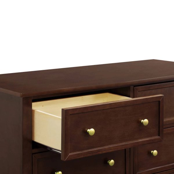 DaVinci Kalani 6 - Drawer Double Wide Dresser - Chestnut - MadeInUSA - Image 11