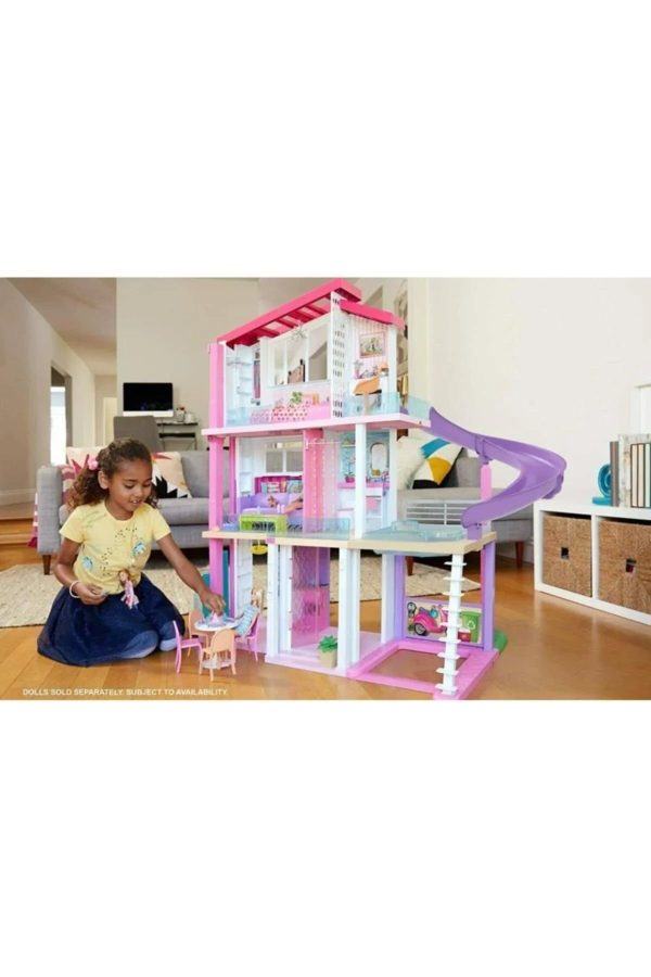Barbie Dreamhouse Dollhouse with Wheelchair Accessible Elevator - MadeInUSA - Image 5