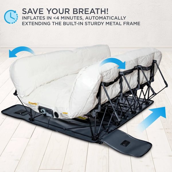 Ivation EZ-Bed Twin size, Air Mattress with Built in Pump, Deflate Defender Technology Inflatable Mattress - MadeInUSA - Image 6