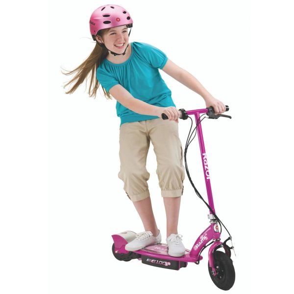 Razor E100 Electric Scooter, Pink - MadeInUSA - Image 2