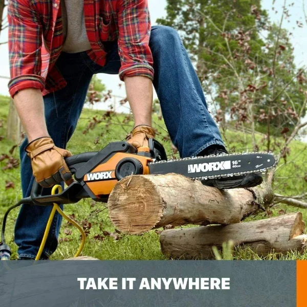 Worx 16 in. 120 V Electric Chainsaw - MadeInUSA - Image 2
