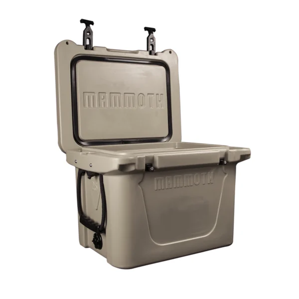 Mammoth Ranger 25 Quart Premium Hard Sided Cooler with 6+ Days Ice Retention, Tan - MadeInUSA - Image 2