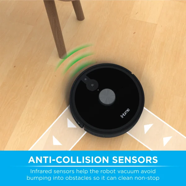 iHome AutoVac Nova S1 Robot Vacuum with LIDAR Navigation, 150 Min Runtime, 2700pa Suction - MadeInUSA - Image 11