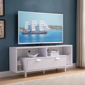 Boston TV Stand - White - MadeInUSA