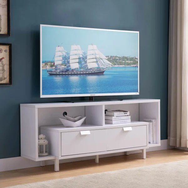 Boston TV Stand - White - MadeInUSA
