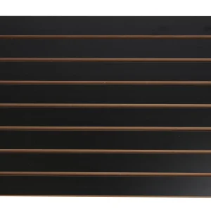 SSWBasics 4 ft x 2 ft Horizontal Black Slatwall Panels - Pack of 2 - MadeInUSA