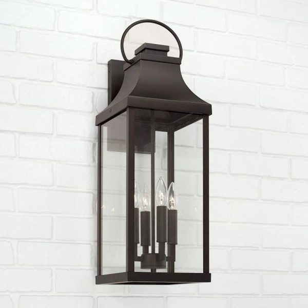 Capital Lighting 946421BK Bradford 2 Light Outdoor Wall Lantern Black - MadeInUSA - Image 10