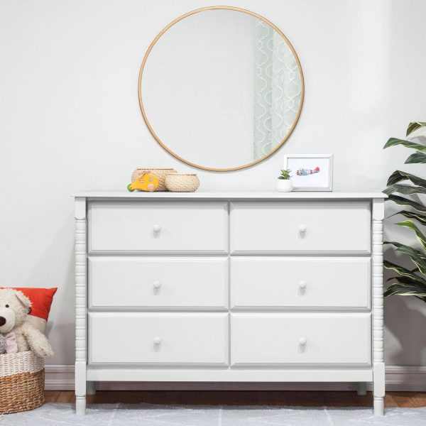 DaVinci Jenny Lind Spindle 6 Drawer Dresser - Forest Green - MadeInUSA - Image 9