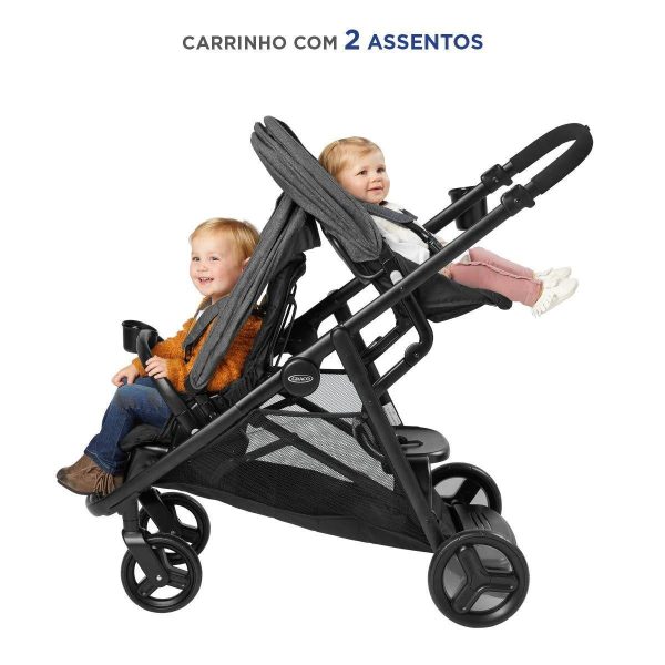 Graco - Ready2Grow 2.0 LX Double Stroller Clark - MadeInUSA - Image 2