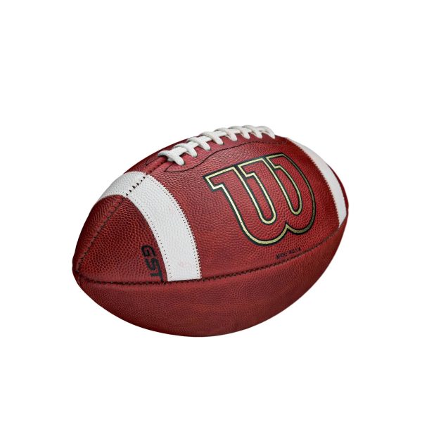 Wilson GST Game Football in Dark - MadeInUSA - Image 6