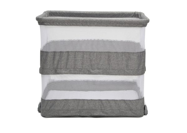 Simmons Kids Room2Grow Newborn Bassinet to Infant Sleeper Grey Tweed - MadeInUSA - Image 2