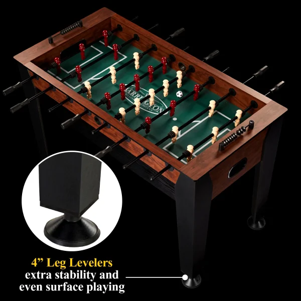 Barrington 54 Furniture Style Foosball Game Table, 54 inch x 27.25 inch x 34 inch - MadeInUSA - Image 10