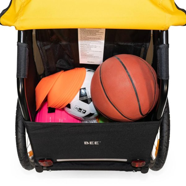 Burley Bee Single Trailer Yellow - MadeInUSA - Image 9