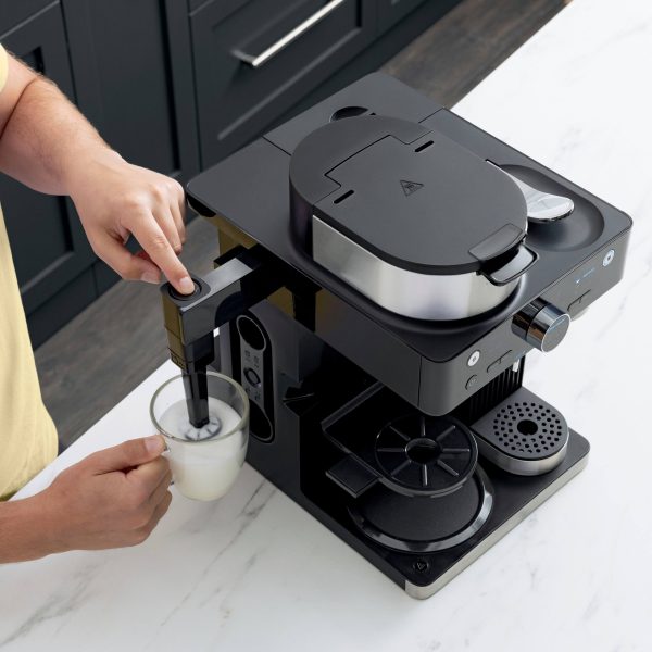 Ninja CFN602 Espresso & Coffee Barista System, Single-Serve Coffee & Nespresso Capsule Compatible, 12-Cup Carafe, Built-In Frother, Black - MadeInUSA - Image 11