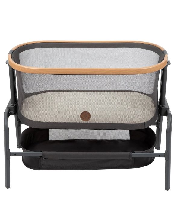 Maxi Cosi Iora Bedside Bassinet - Essential Graphite - MadeInUSA