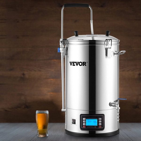 VEVOR Electric Brewing System 9.2 Gal/35 L Brewing Pot All-in-One Home Beer Brewer w/Pump - 9.6Gal - MadeInUSA - Image 7