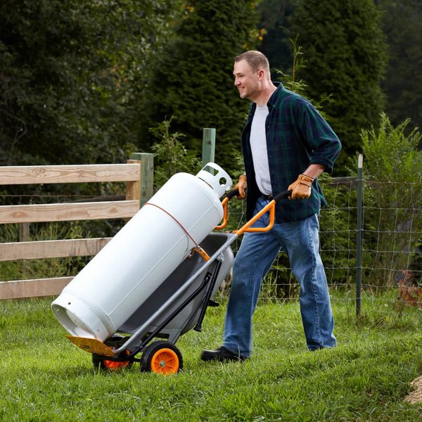 Worx Wg050 Aerocart 8-In-1 Yard Cart / Wheelbarrow / Dolly - MadeInUSA - Image 11