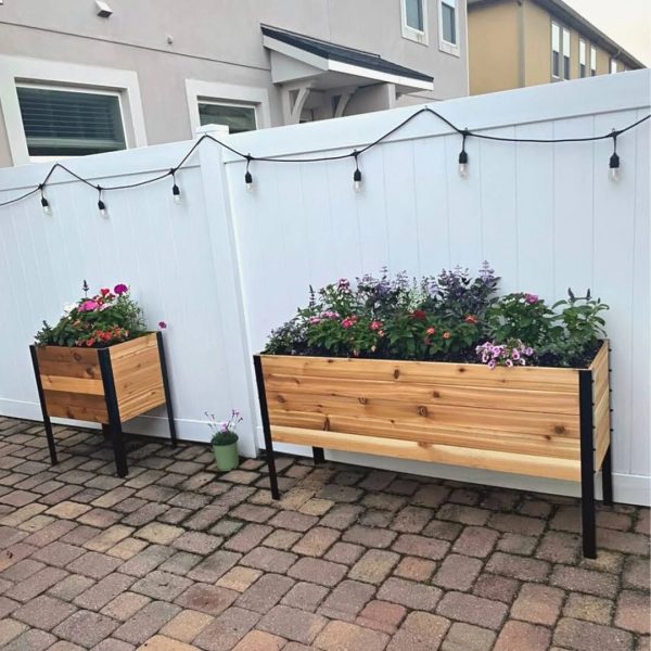 Cedar Planters 18" x 60" Raised Garden Bed - MadeInUSA - Image 6