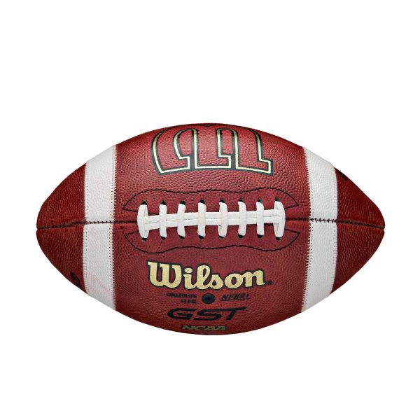 Wilson GST Game Football in Dark - MadeInUSA - Image 3