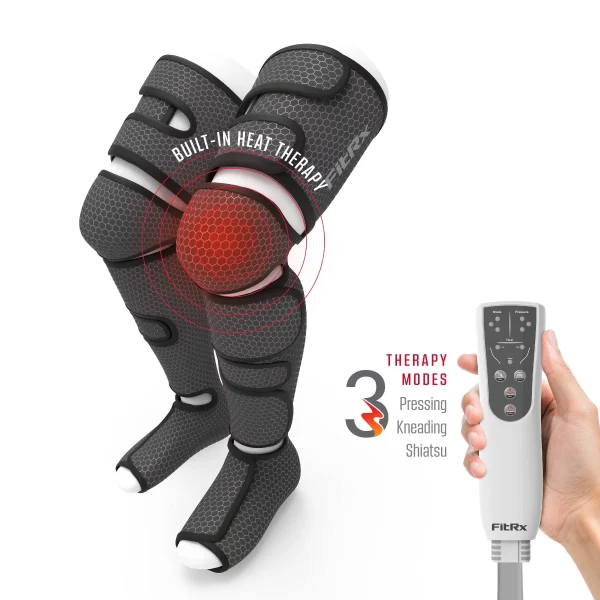 FitRx RecoverMax Leg Massager, Heated Compression Leg and Foot Massager with Multiple Massage, Intensity, and Heat Levels - MadeInUSA - Image 6