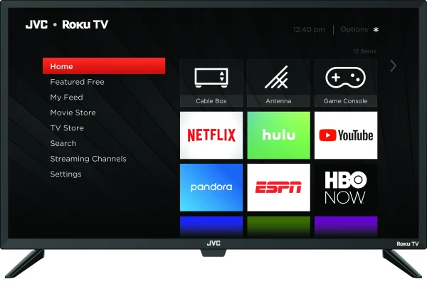 Restored JVC 49 Class FHD (1080p) Roku Smart LED TV (LT-49MAW598) (Refurbished) - MadeInUSA