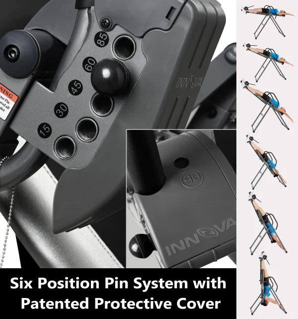Innova ITX9900 Heavy Duty Inversion Table with Air Lumbar Support - MadeInUSA - Image 4
