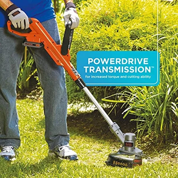BLACK+DECKER 20V MAX* String Trimmer / Edger, 12-Inch (LST300) - MadeInUSA - Image 4