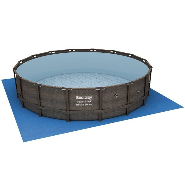 Bestway 14ft x 42in Power Steel Deluxe Above Ground Swimming Pool Set and Pump - MadeInUSA - Image 6