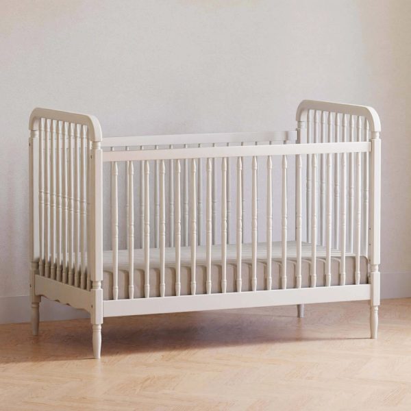 Namesake Liberty 3-in-1 Convertible Spindle Crib with Toddler Bed Conversion Kit - Natural Walnut - MadeInUSA - Image 8