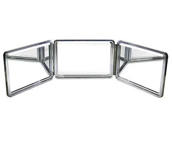 SELF-CUT SYSTEM 2.0 - LED Lighted Black Lambo 3 Way Mirror with Free Educational Mobile App - MadeInUSA - Image 4