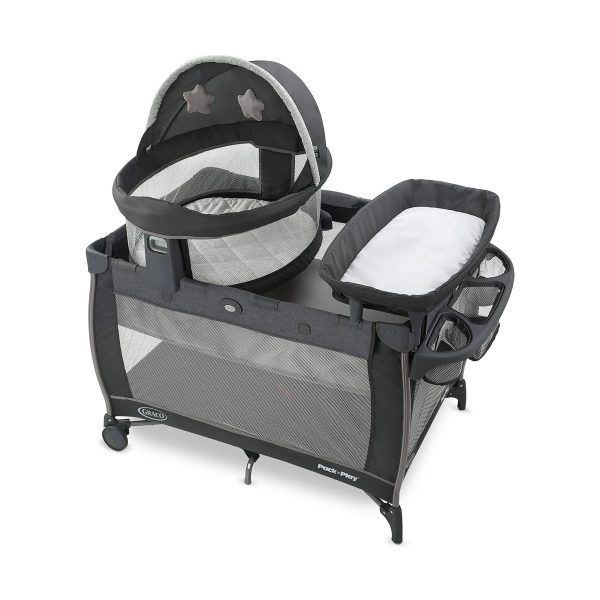 Graco Pack ‘n-Play Travel Dome LX-Playard | Features Portable Bassinet, Redmond - MadeInUSA