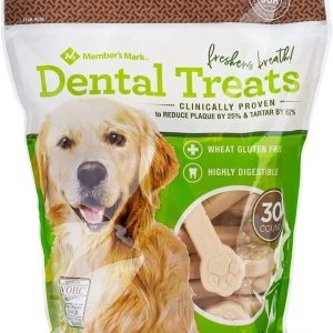 Members Mark Dental Chew Treats for Dogs 30 ct. - MadeInUSA