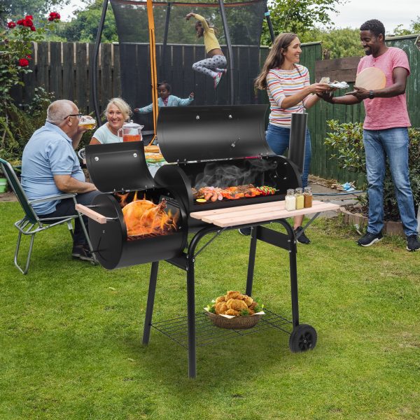 Ktaxon BBQ Grill  Outdoor Charcoal Grill Offset Smoker for Patio Backyard - MadeInUSA - Image 3