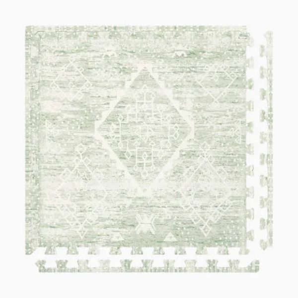 House of Noa Little Nomad Play Mat L Ula in Indigo Size 4x8 - MadeInUSA - Image 9