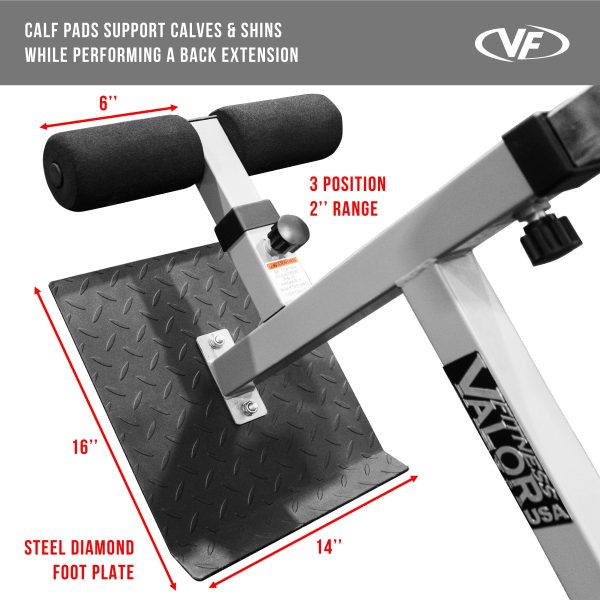 Valor Fitness - CB-13 - Adjustable Back Extension - MadeInUSA - Image 9