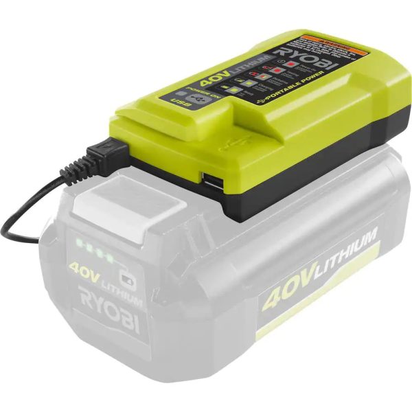 RYOBI OP4040A03 40V LithiumIon 4.0 Ah Battery and Charger - MadeInUSA - Image 5