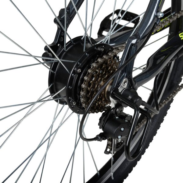 Hyper Bicycles E-Ride Electric Pedal Assist Mountain Bike, 26in, Black - MadeInUSA - Image 10