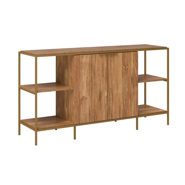 Sauder International Lux Modern TV Stand, for TVs up to 65", Sindoori Mango Finish - MadeInUSA - Image 4