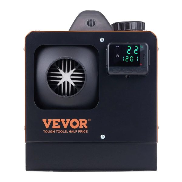VEVOR DIESEL Air Heater All-in-One 27296 BTU 12-Volt 8KW DIESEL Heater 8KW with LCD Remote Control Other Fuel Type Spaceheater - MadeInUSA