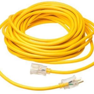 100 PolarSolar Outdoor Extension Cord with Lighted End 103 Gauge - MadeInUSA