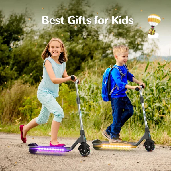 Kistp Electric Scooter for Kid's Age 6-12, up to 6.2 Mph, up to 110 Lbs., Adjustable Handlebar - MadeInUSA - Image 4