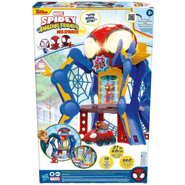 Spidey & Amazing Friends Web-Spinners Playset - Preschool Toys - MadeInUSA - Image 3