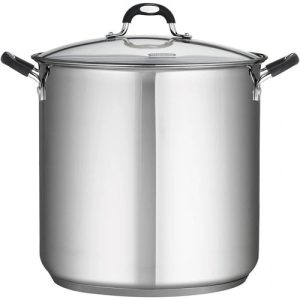 Tramontina 22 Quart Stainless Steel Covered Stock Pot - MadeInUSA