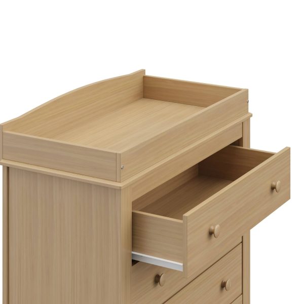 Graco Noah 3-Drawer Chest Dresser with Changing Topper, White - MadeInUSA - Image 3